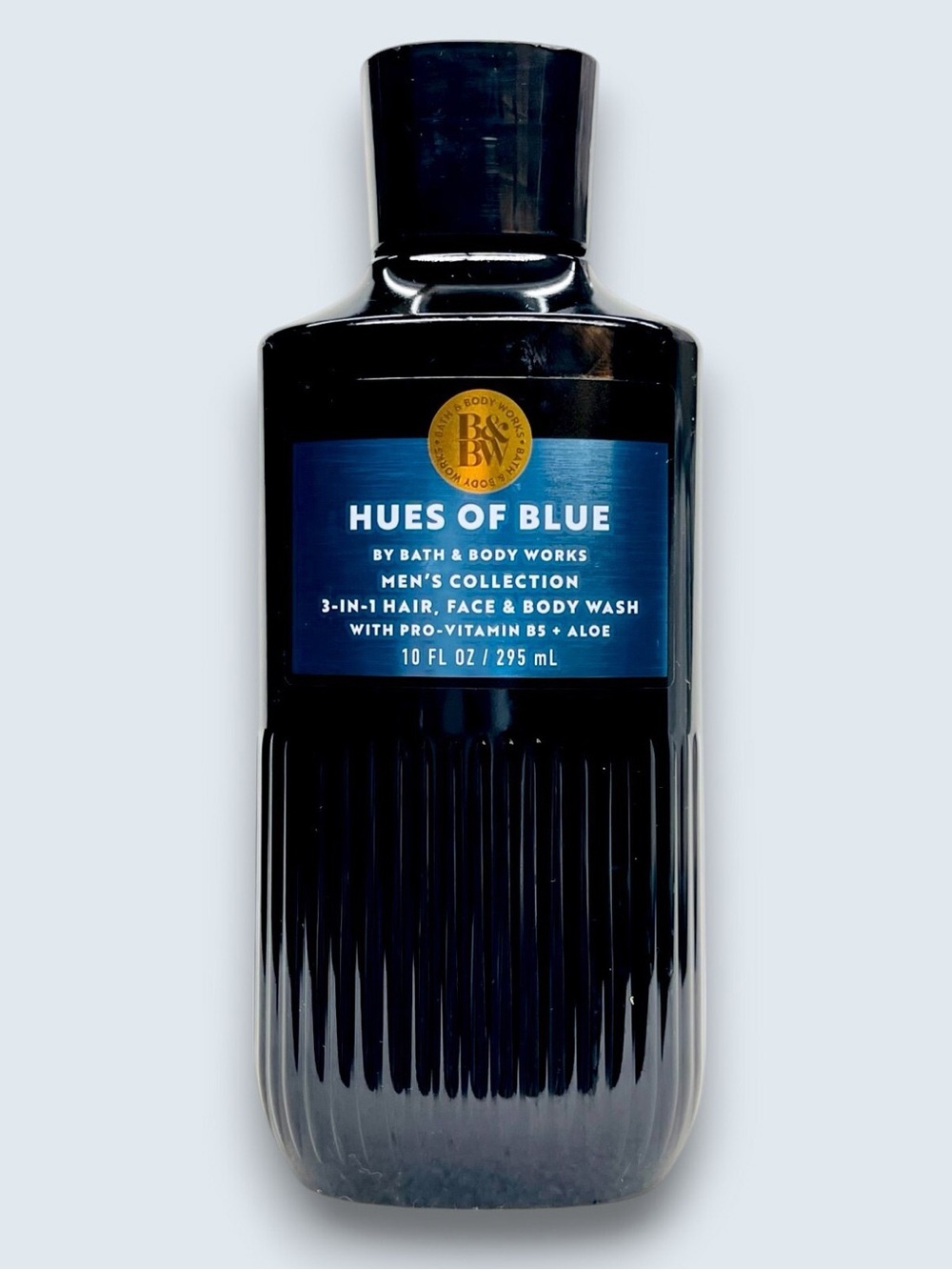 Bath & Body Works Hues of Blue 3-in-1 Hair Face & Body Wash - Navy Blue & Gold